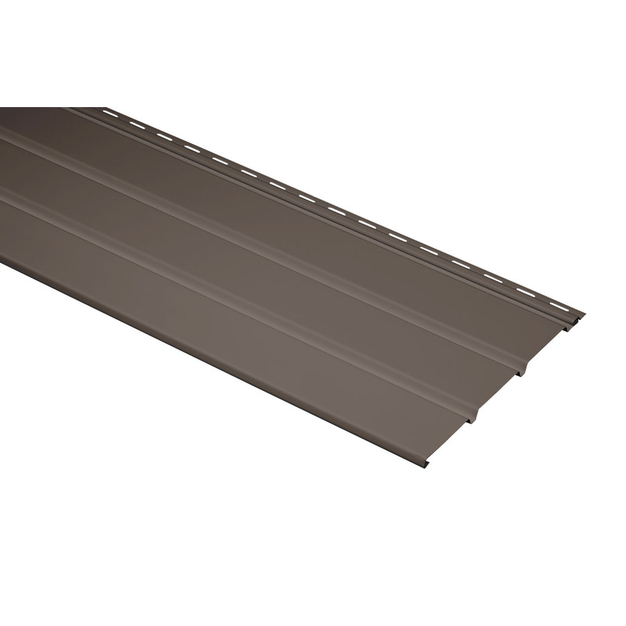 Durabuilt Musket Brown Triple Solid Soffit (Common 12 in x 12 ft; Actual 12 in x 12 ft)