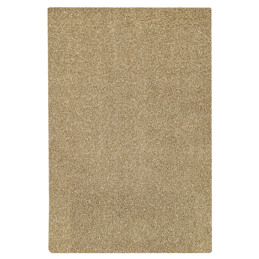 Mohawk Home Perry Shag 40 in x 60 in Rectangular Beige Transitional Accent Rug