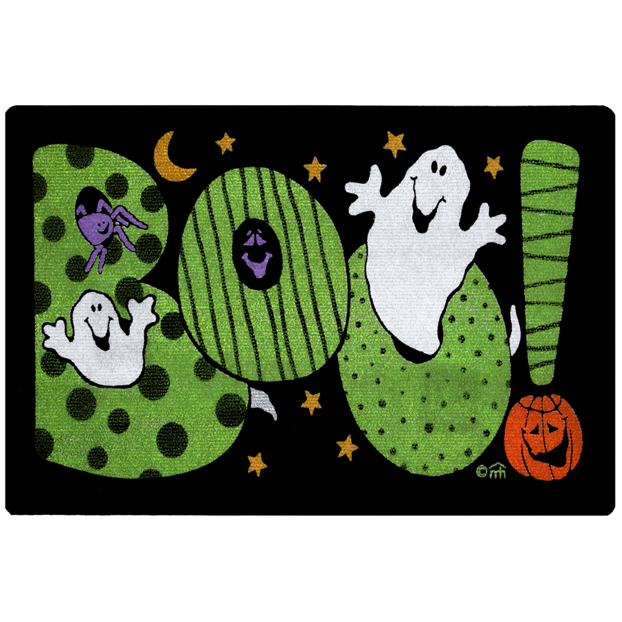 Mohawk Home 18 in x 27 in Halloween Boo Door Mat