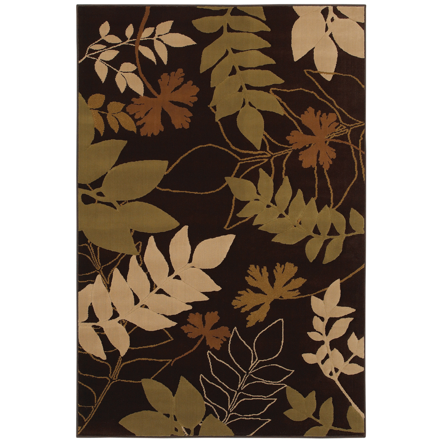 Mohawk Home Select Pinnacle 8 ft x 11 ft Rectangular Brown Transitional Area Rug