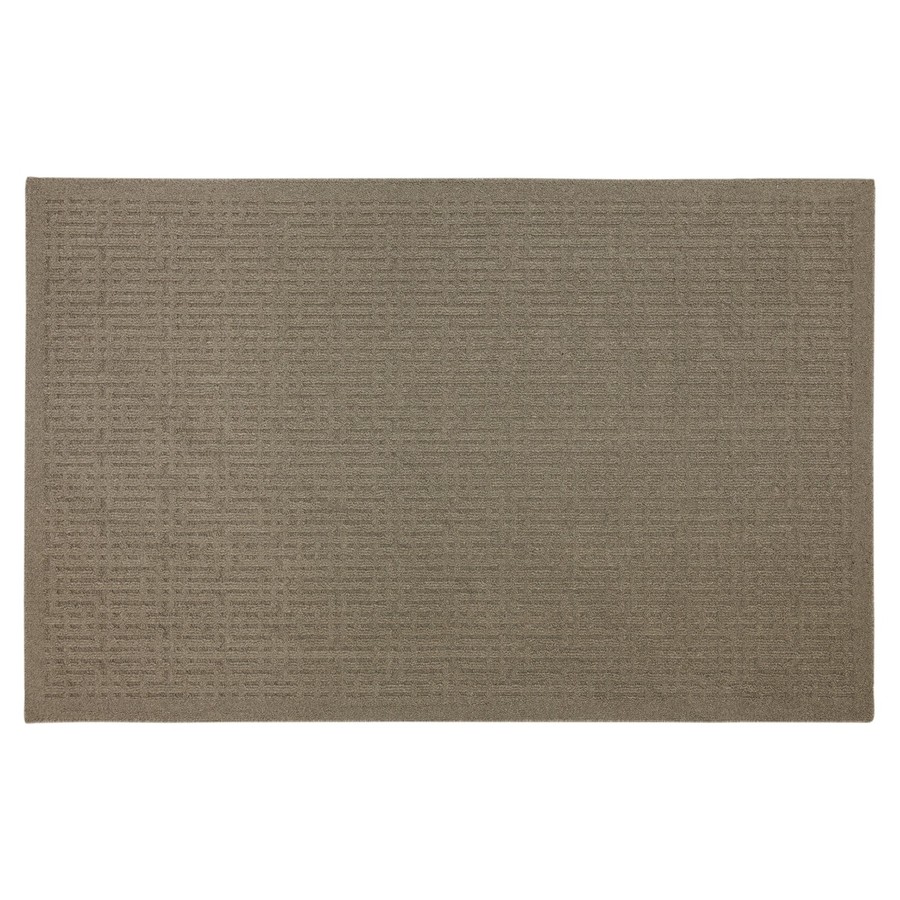 Mohawk Home Quincy Keywork Taupe 30 in x 46 in Rectangular Gray Transitional Accent Rug