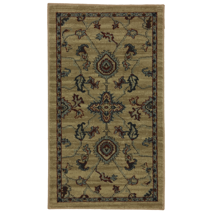 Mohawk Home Gaston 25 in x 44 in Rectangular Beige Transitional Accent Rug