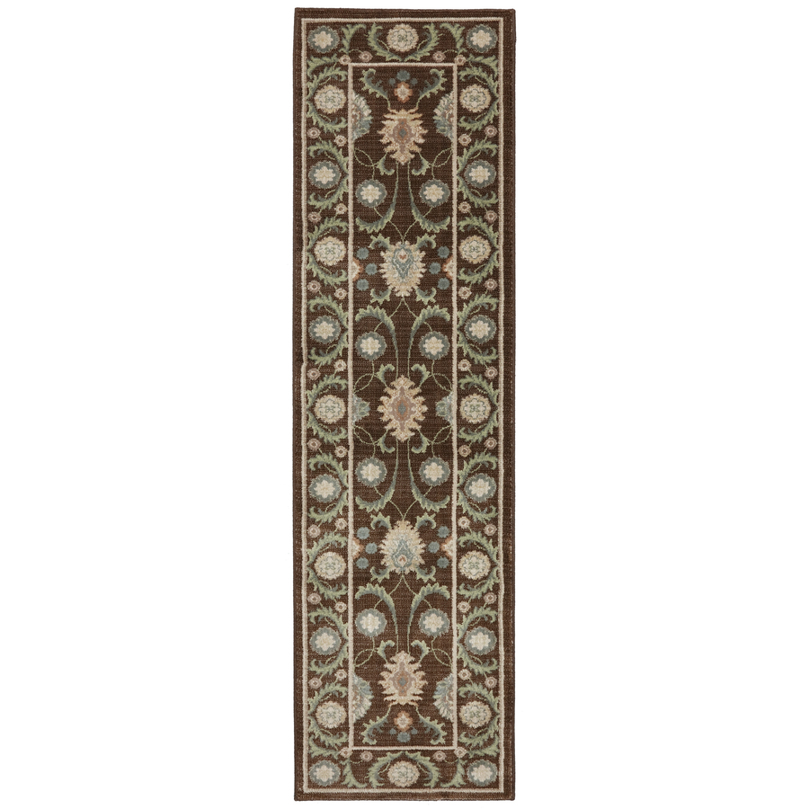 Mohawk Home Leesport 2 ft 1 in W x 7 ft 10 in L Brown Runner