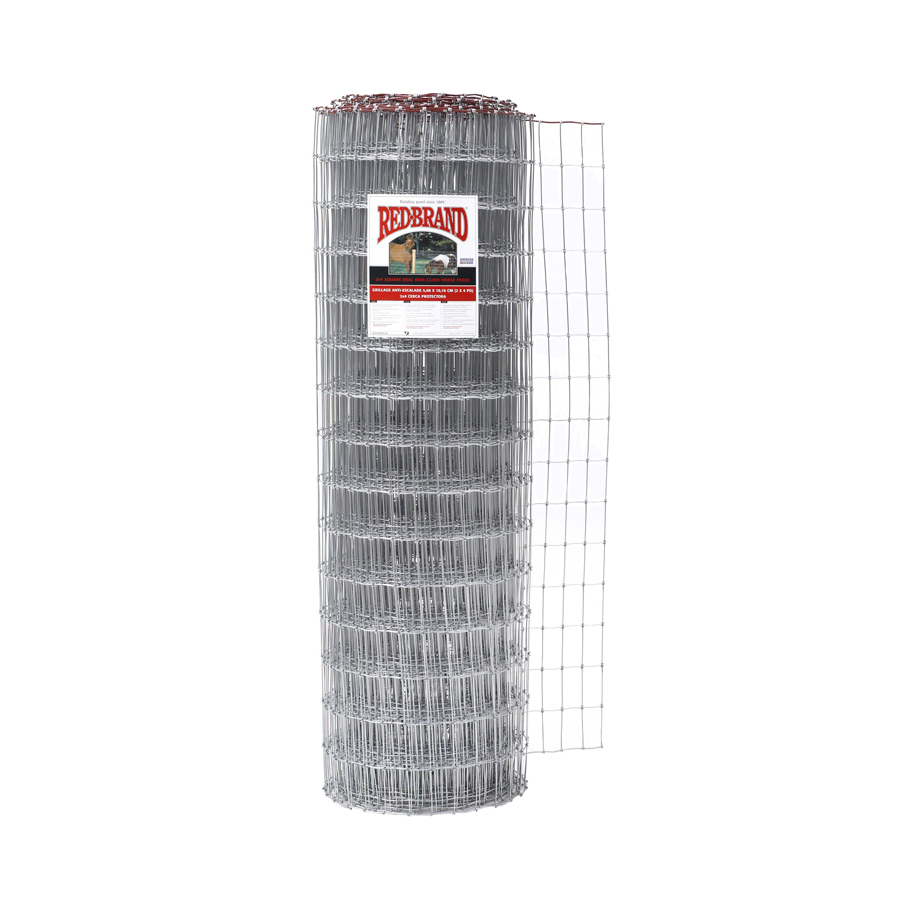 Red Brand 60 in x 100 ft Silver Zinc Coated Galvanized Steel Horse Fencing