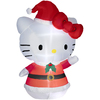 Holiday Living 5.51-ft Inflatable Fabric Christmas Hello Kitty