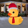 Shop Holiday Living 9.51-ft Lighted Rubber Ducky Christmas Inflatable ...