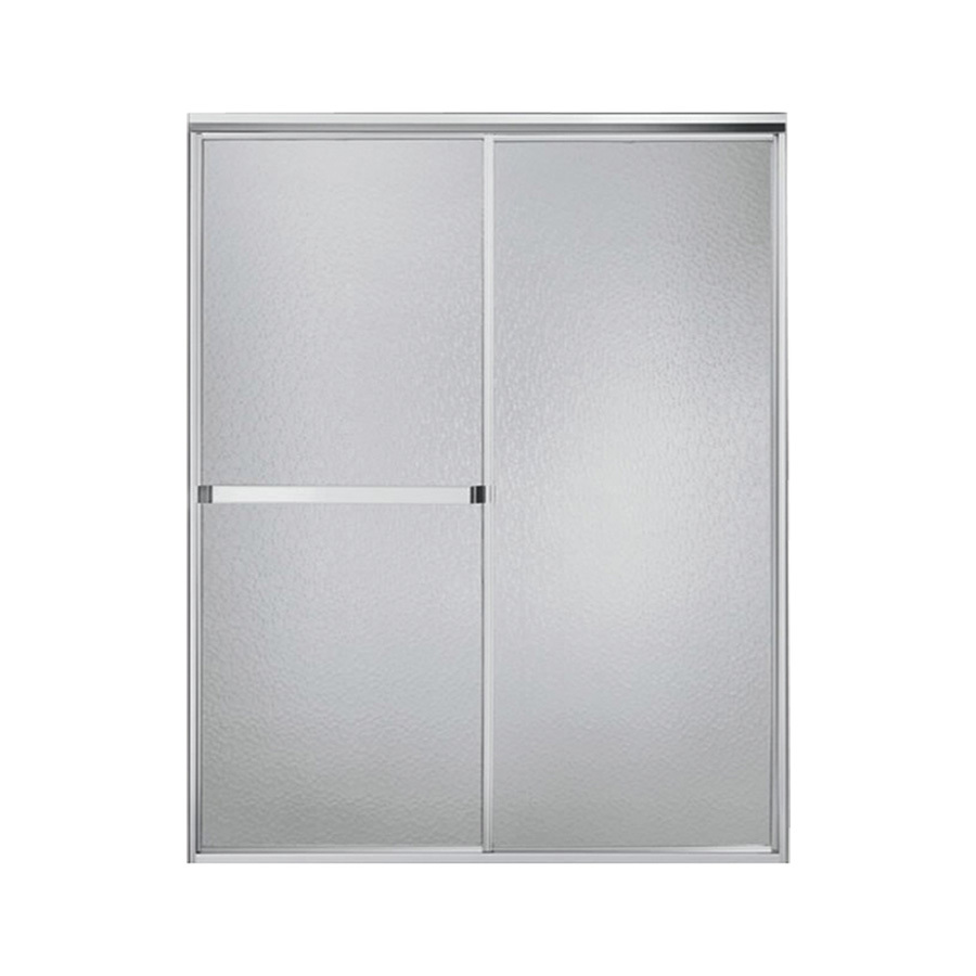 Sterling Silver Sliding Shower Door