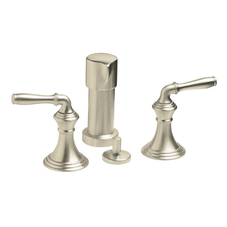 KOHLER Devonshire Vibrant Brushed Nickel Vertical Spray Bidet Faucet