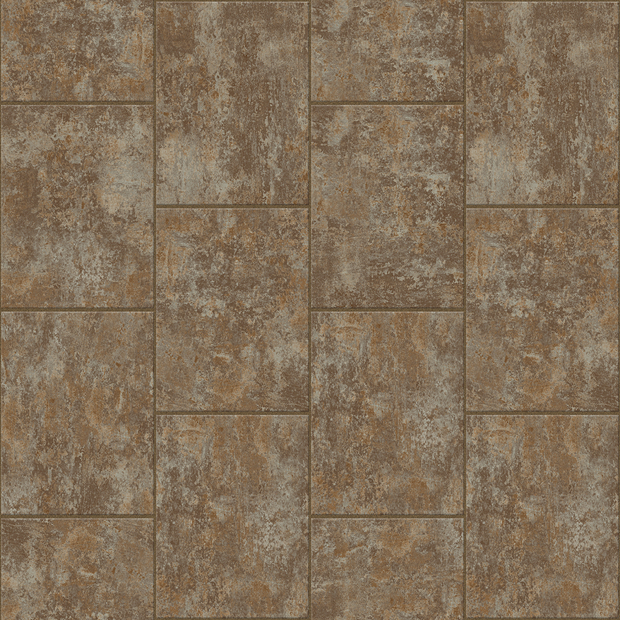 Congoleum LVT 10 Piece 16 in x 16 in Groutable Grounded Glue (Adhesive) Stone Luxury Vinyl Tile