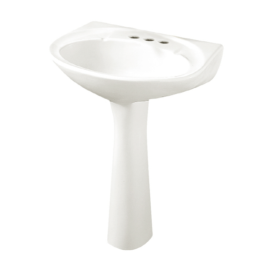 Crane Atlanta White Complete Pedestal Sink