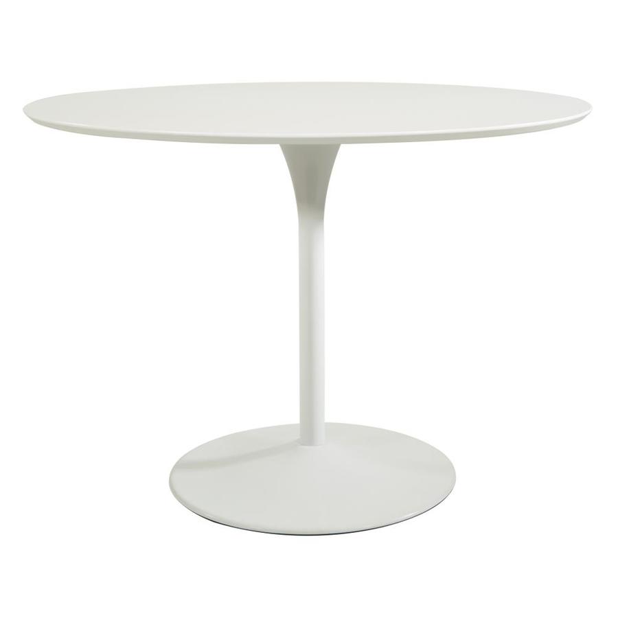 Customer Favorite Osp Home Furnishings Flower White Round Dining Table Composite With White Steel Base Flwt433 Wht Accuweather Shop