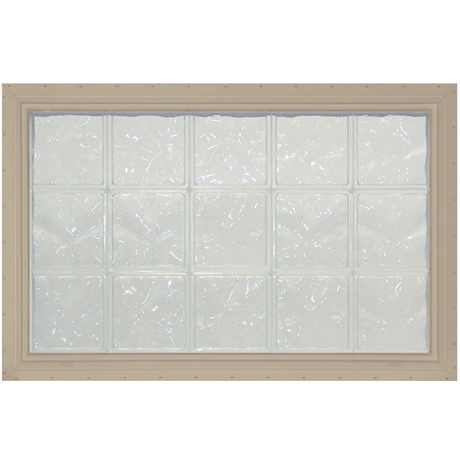 Pittsburgh Corning 79 7/8 in x 33 3/16 in LightWise Series Vinyl Glass Block Window