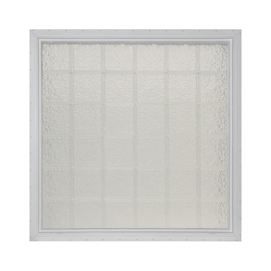 Pittsburgh Corning 48 3/4 in x 48 3/4 in LightWise Series Vinyl Glass Block Window