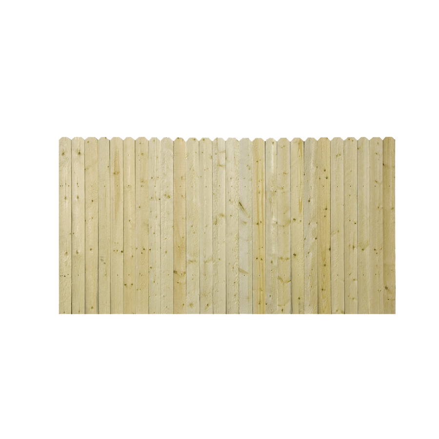 Severe Weather Natural Pressure Treated Spruce Privacy Fence Panel (Common 8 ft x 3.5 ft; Actual 8 ft x 3.5 ft)