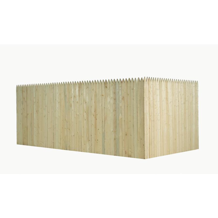 Spruce Gothic Wood Fence Panel (Common 6 ft x 8 ft; Actual 6 ft x 8 ft)