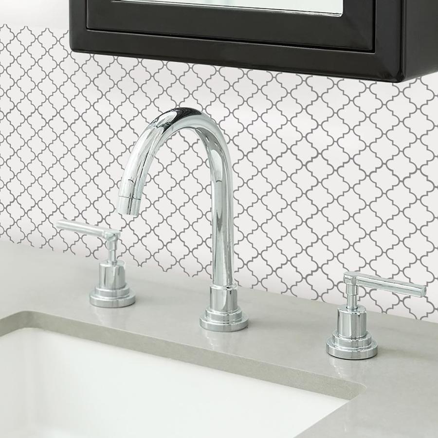 Inhome Quatrefoil L And Stick Backsplash Tiles In The Wall Stick Backsplash Tiles