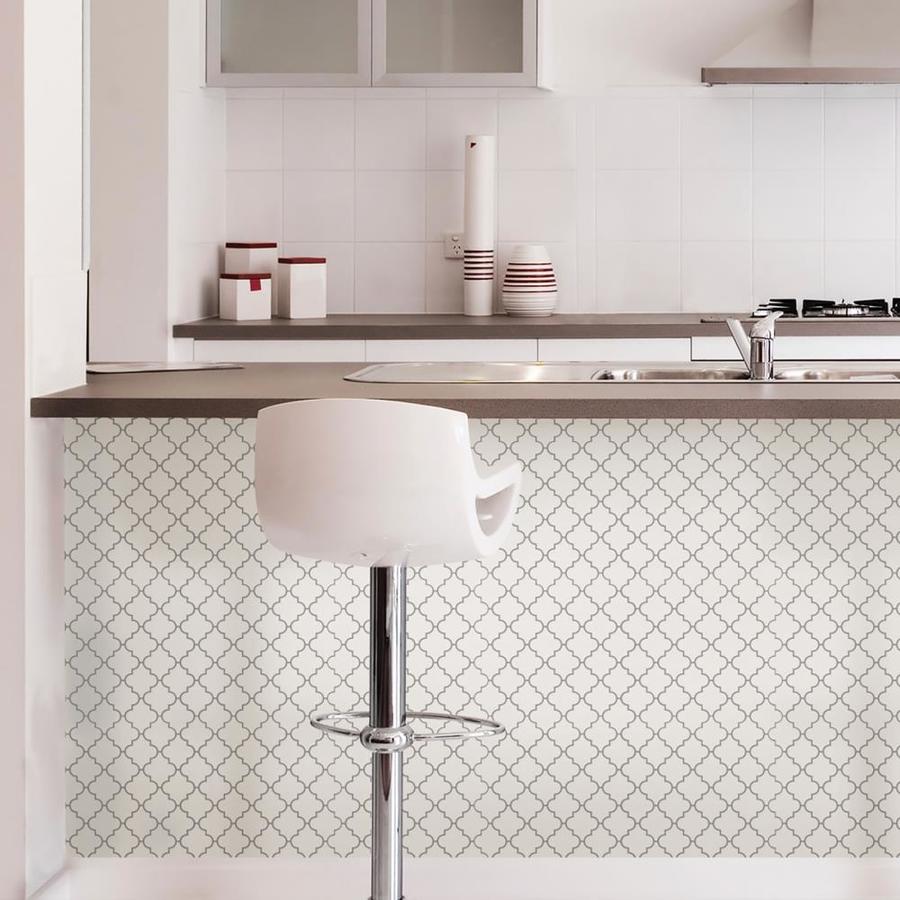 Inhome Quatrefoil L And Stick Backsplash Tiles In The Wall Stick Backsplash Tiles