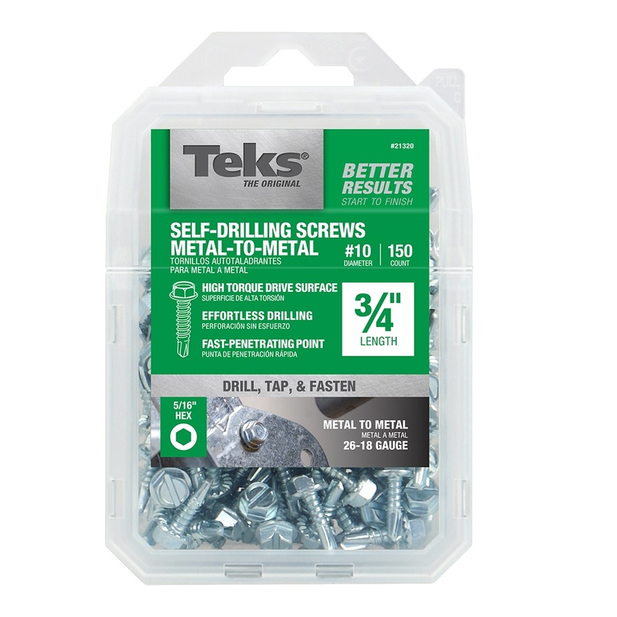 Teks 150 Count #10 x 3/4 in Standard (SAE) Machine Screws