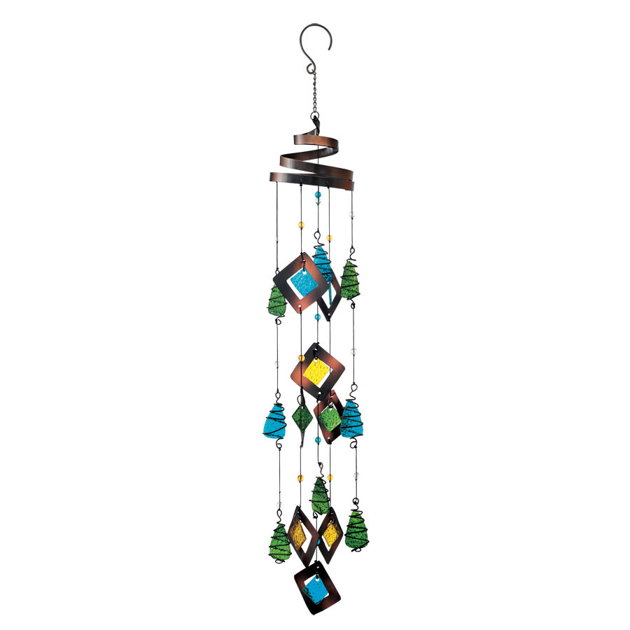 Garden Treasures 27 in L Multicolor Wind Chime Wind Chime