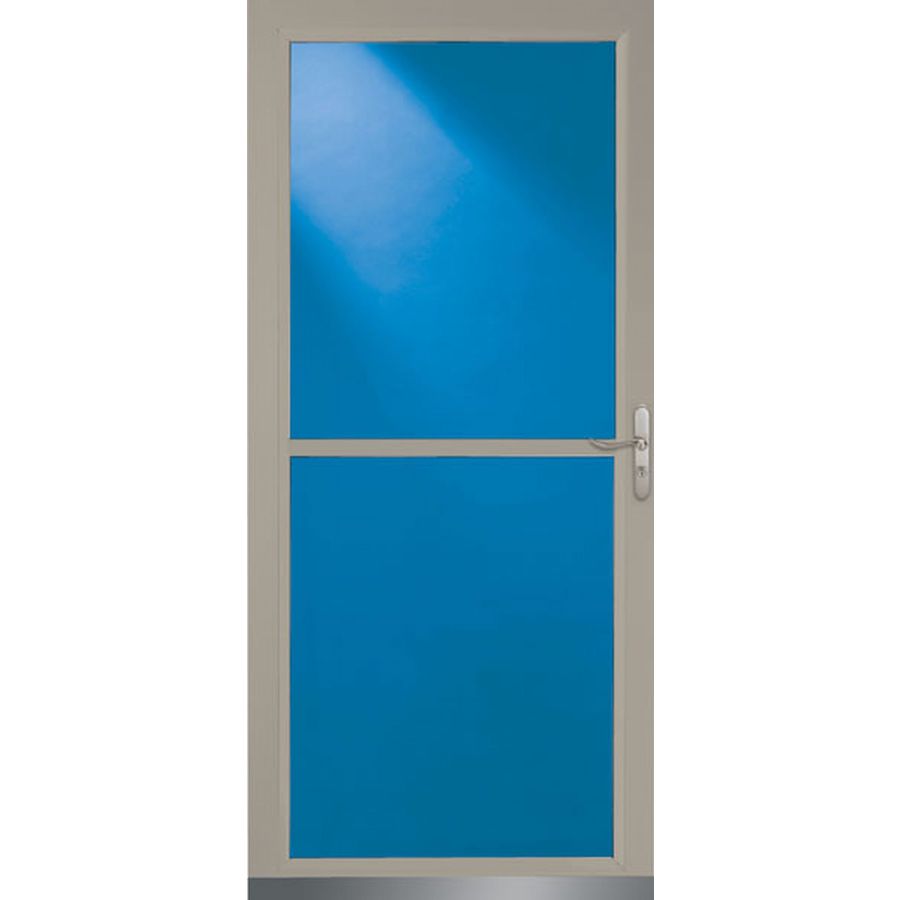 LARSON Sandstone Tradewinds Full View Tempered Glass Storm Door (Common 81 in x 36 in; Actual 80.71 in x 37.56 in)