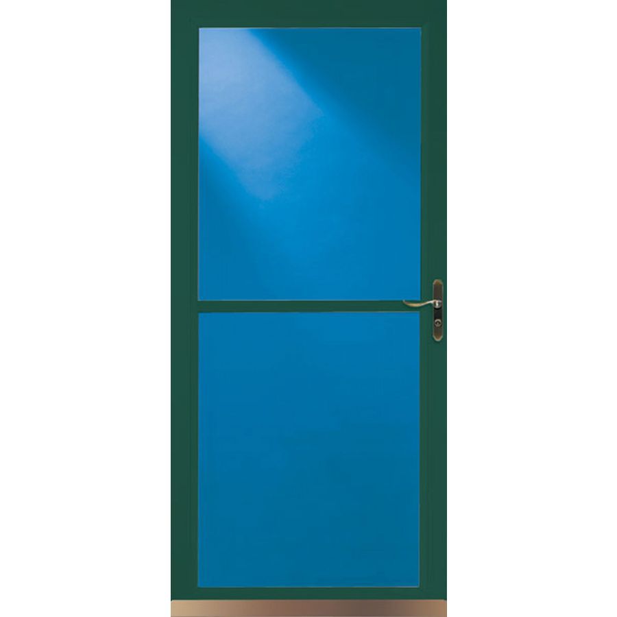 LARSON Green Tradewinds Full View Tempered Glass Storm Door (Common 81 in x 36 in; Actual 80.71 in x 37.56 in)