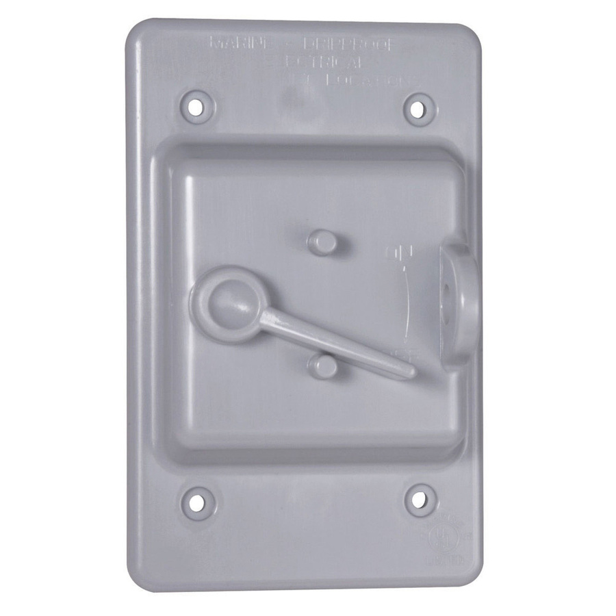 CARLON 1 Gang Rectangle Plastic Electrical Box Cover