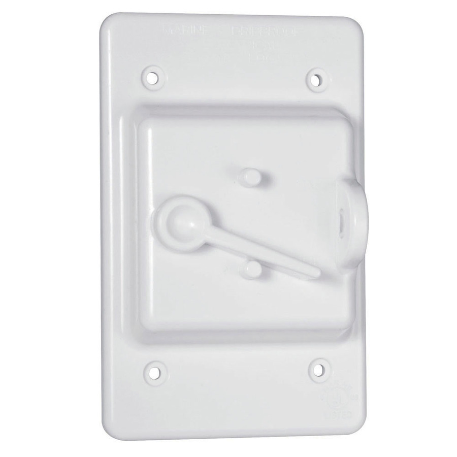 CARLON 4.75 Rectangle Plastic Electrical Box Cover