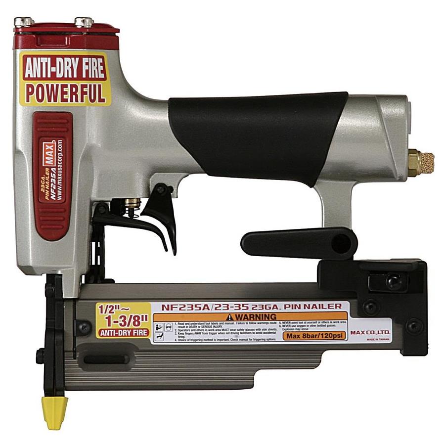 MAX 1.375 in x 23 Gauge Roundhead Pin Pneumatic Nailer