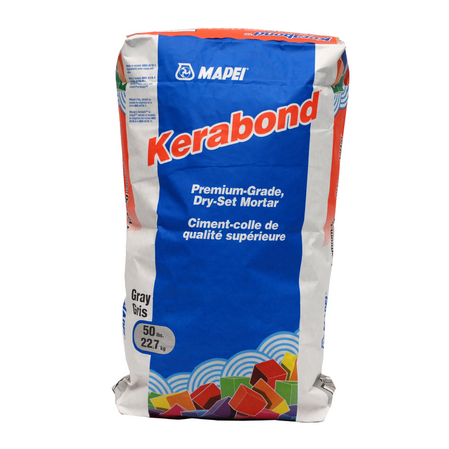 MAPEI 50 lbs Gray Powder Dry Thinset Mortar