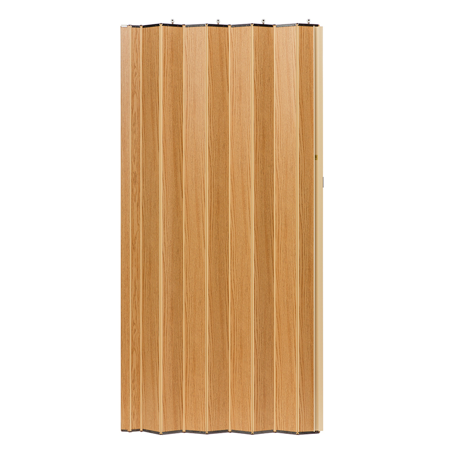 Spectrum Woodshire Oak Solid Core 1 Panel  Accordion Interior Door (Common 36 in x 80 in; Actual 36.25 in x 79.375 in)