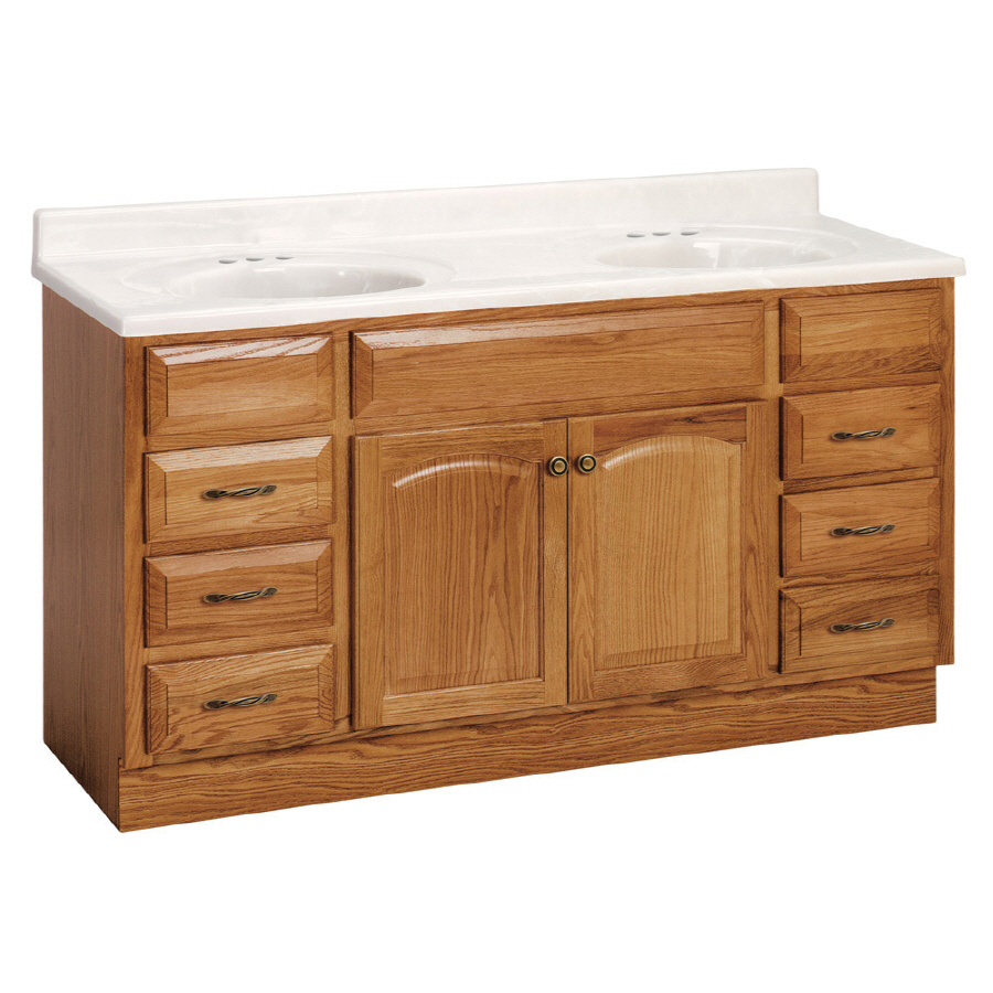 Project Source 60 Oak Elegance Bath Vanity