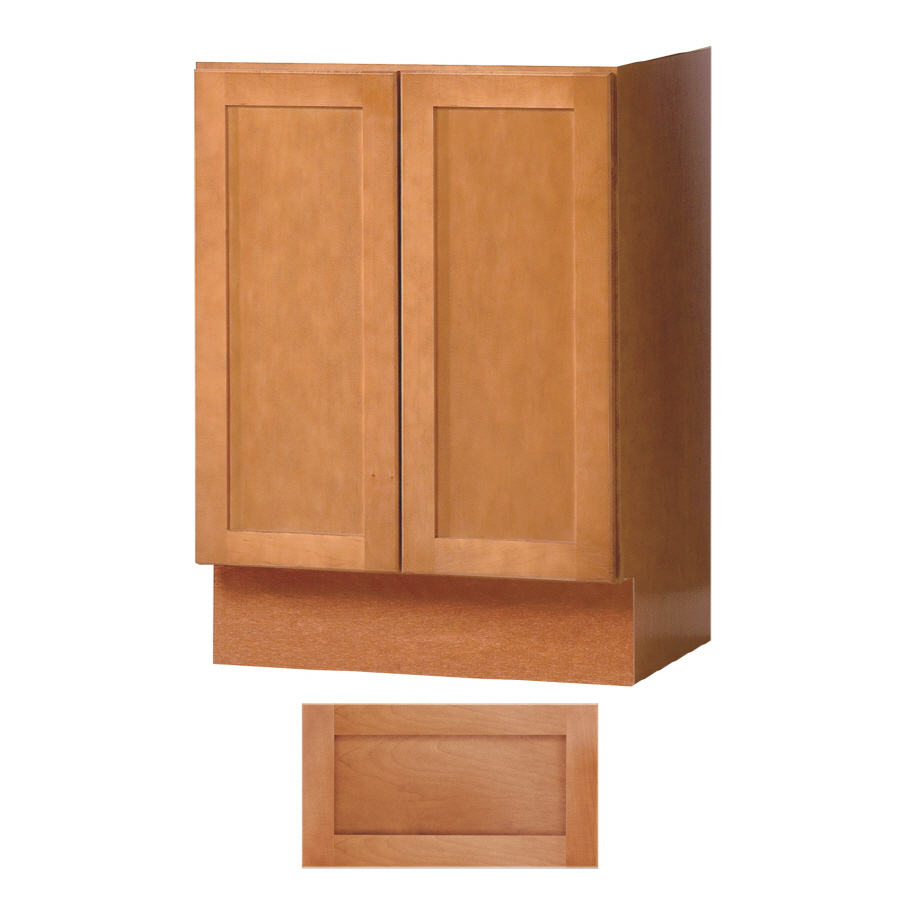 Insignia Crest 24 in x 21 in Cinnamon Transitional Bathroom Vanity