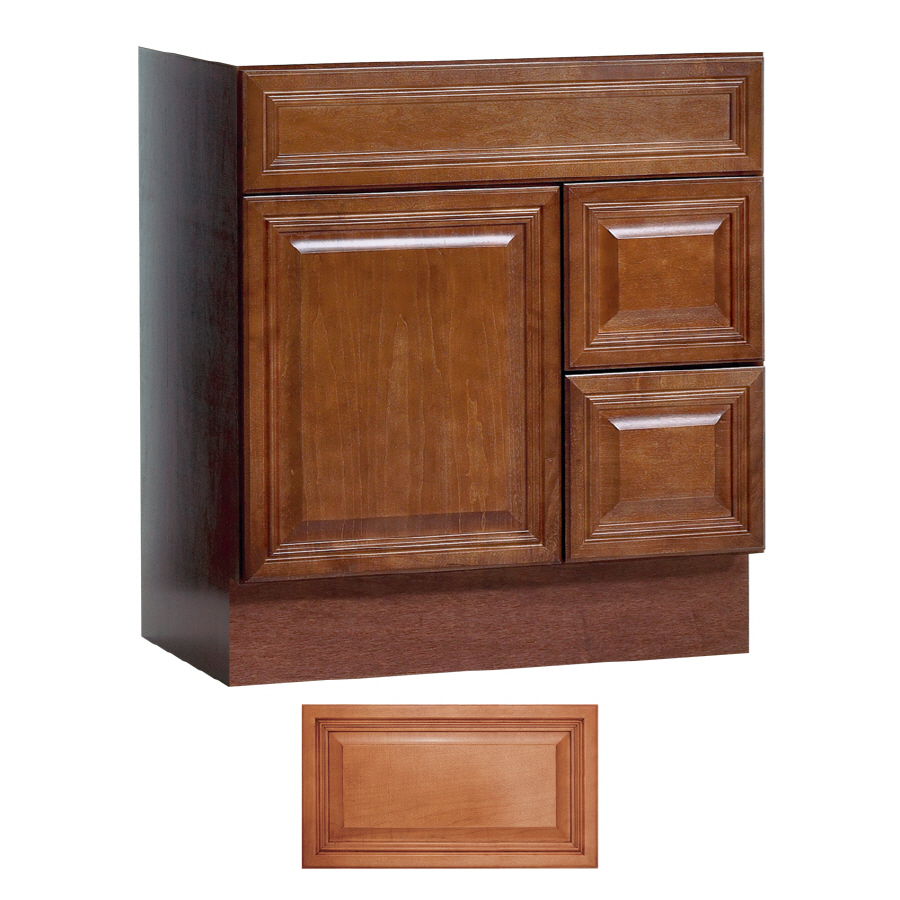 Insignia Ridgefield 30 in x 21 in Cinnamon Traditional Bathroom Vanity