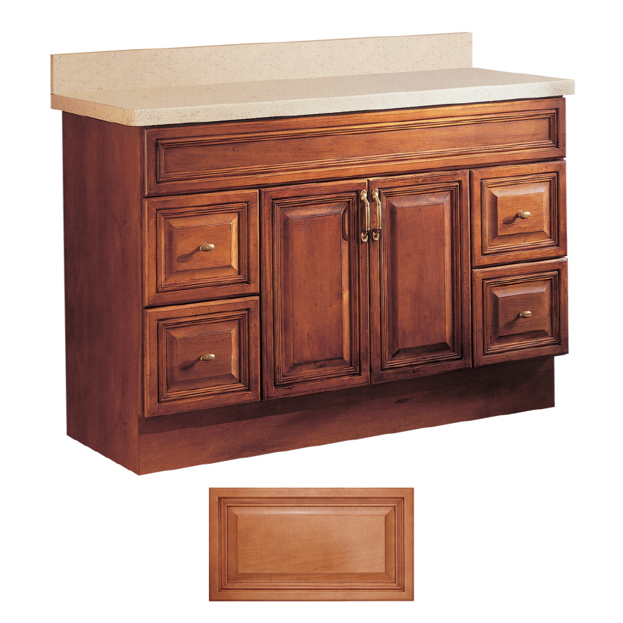 Insignia Ridgefield 48 in x 21 in Cinnamon Traditional Bathroom Vanity