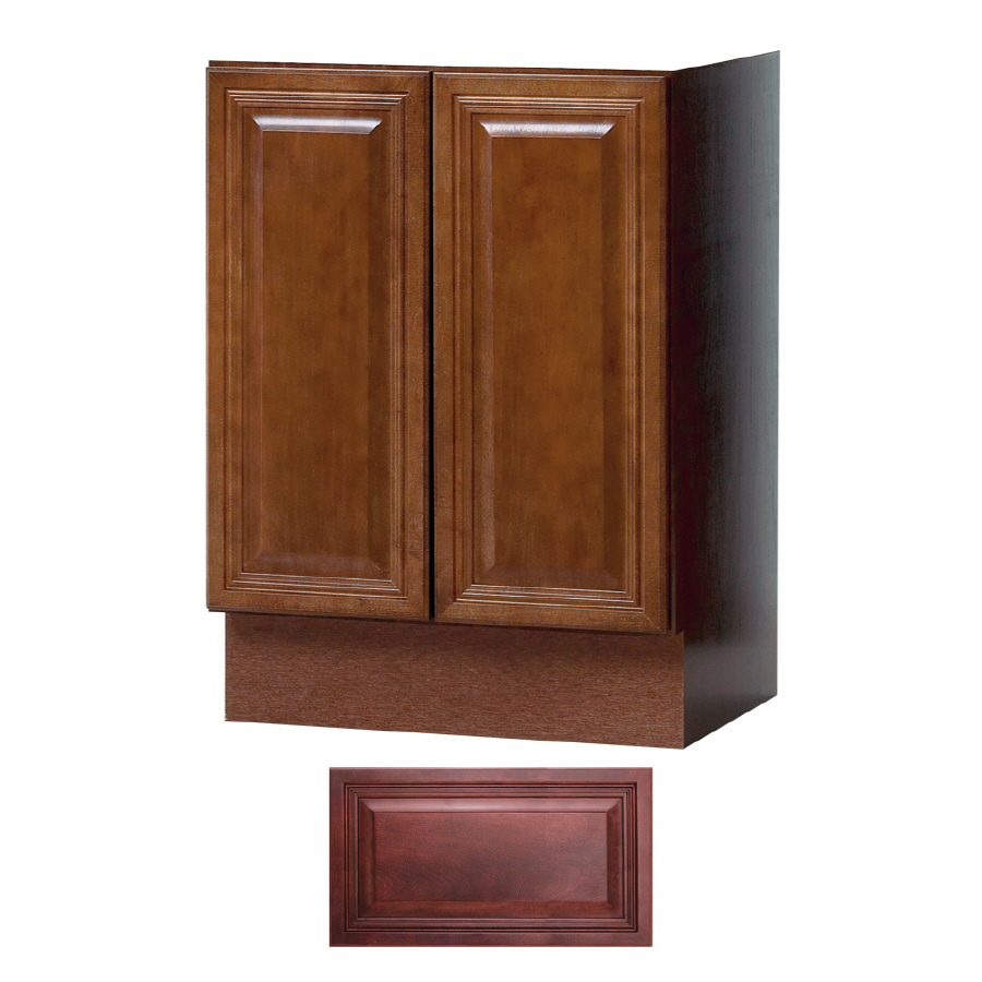 Insignia Ridgefield 24 in x 21 in Burgundy Traditional Bathroom Vanity