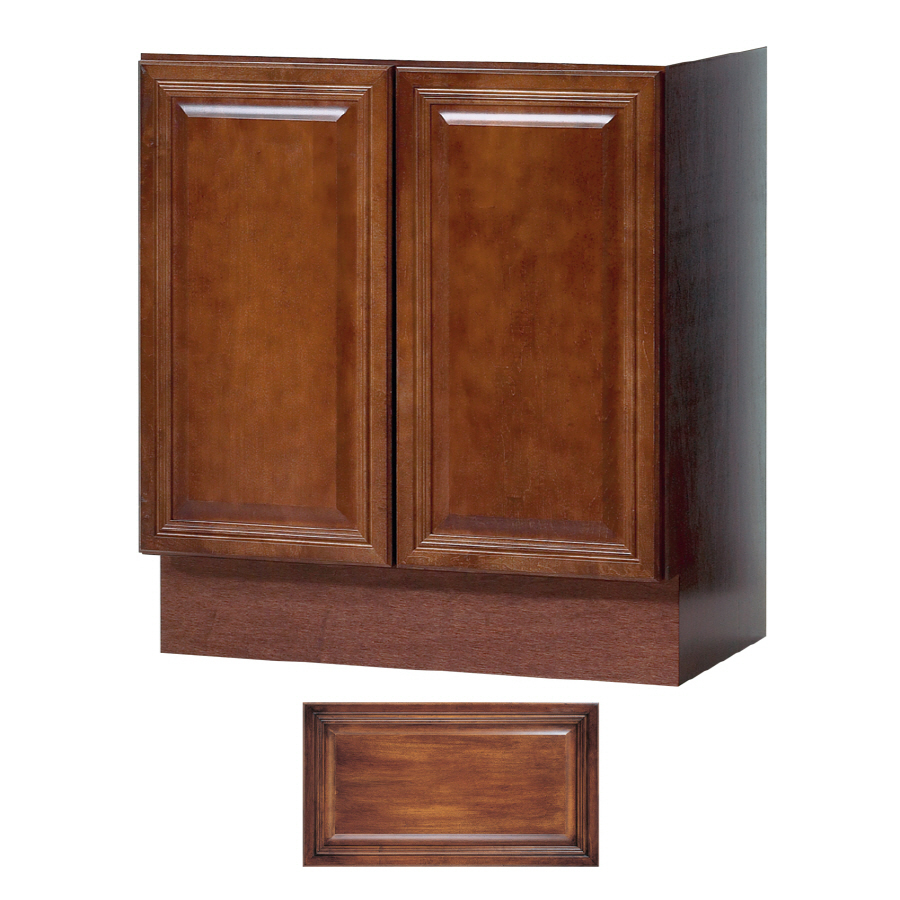 Insignia Ridgefield 30 in x 21 in Antique Cognac Traditional Bathroom Vanity