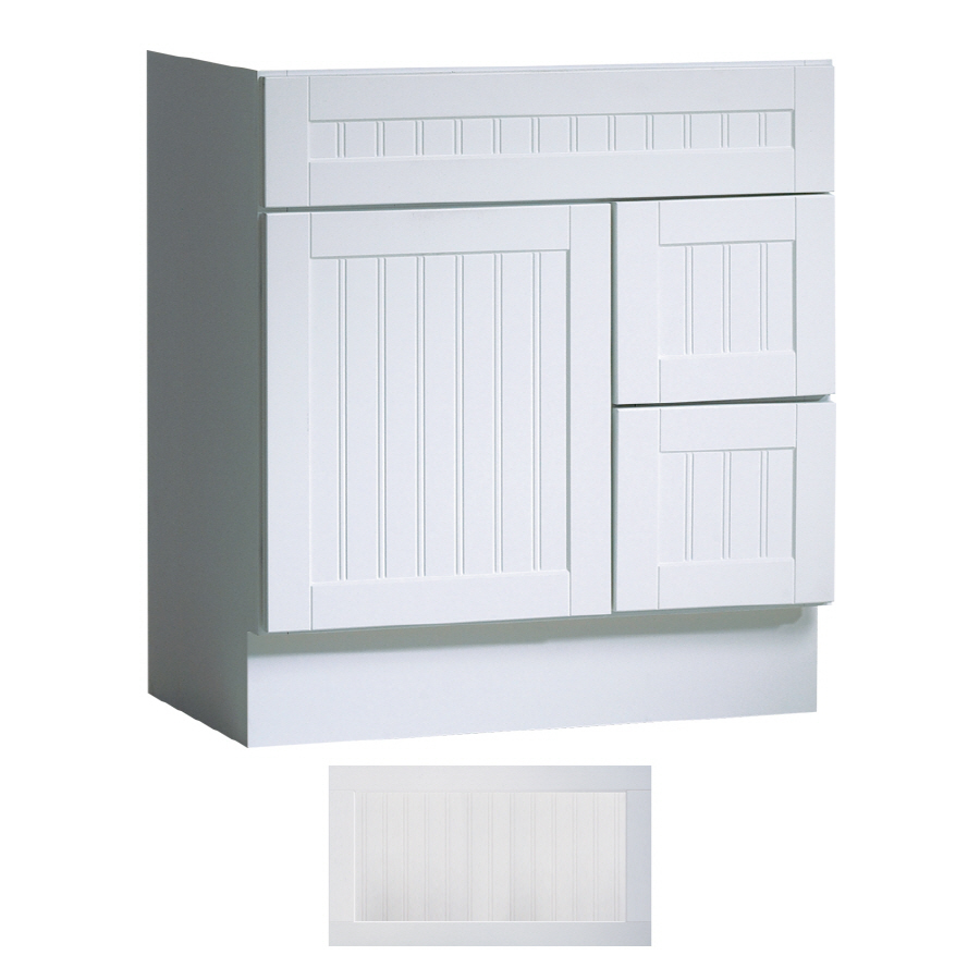 Insignia Providence 30 in x 21 in Satin White Transitional Bathroom Vanity