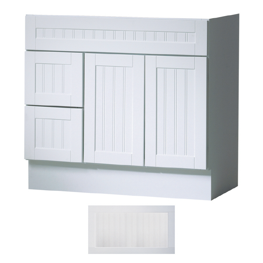 Insignia Providence 36 in x 21 in Satin White Transitional Bathroom Vanity