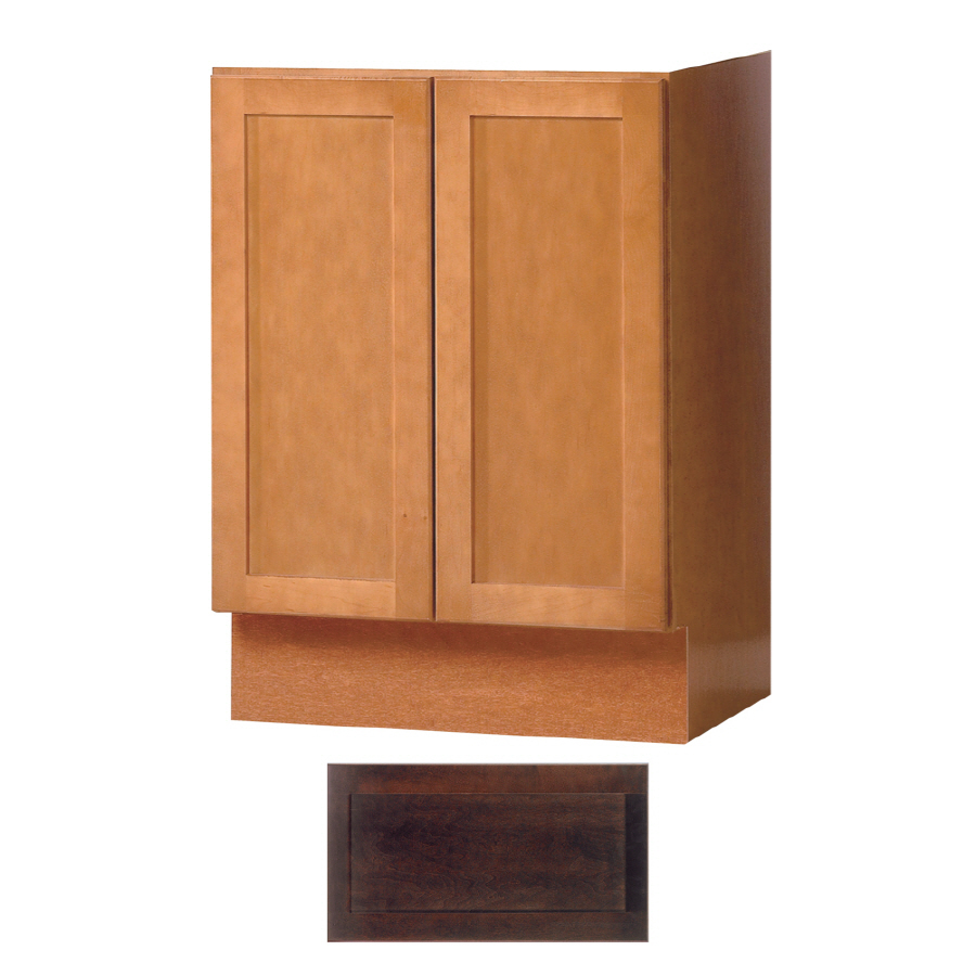 Insignia Crest 24 in x 21 in Java Transitional Bathroom Vanity