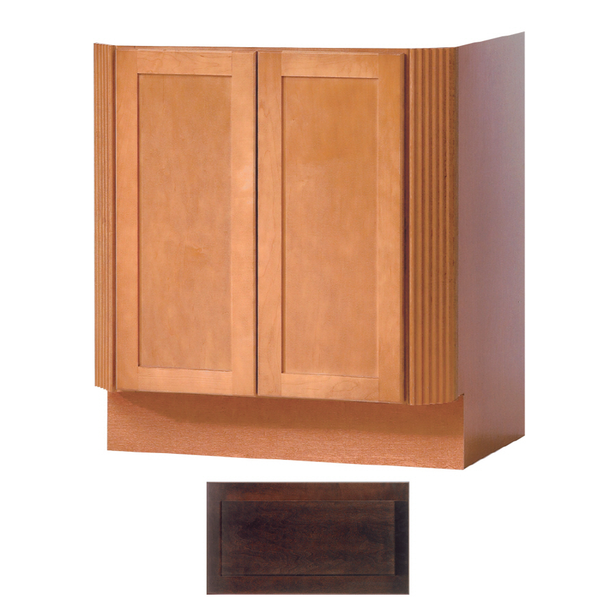 Insignia Crest 30 in x 24 in Java Transitional Bathroom Vanity