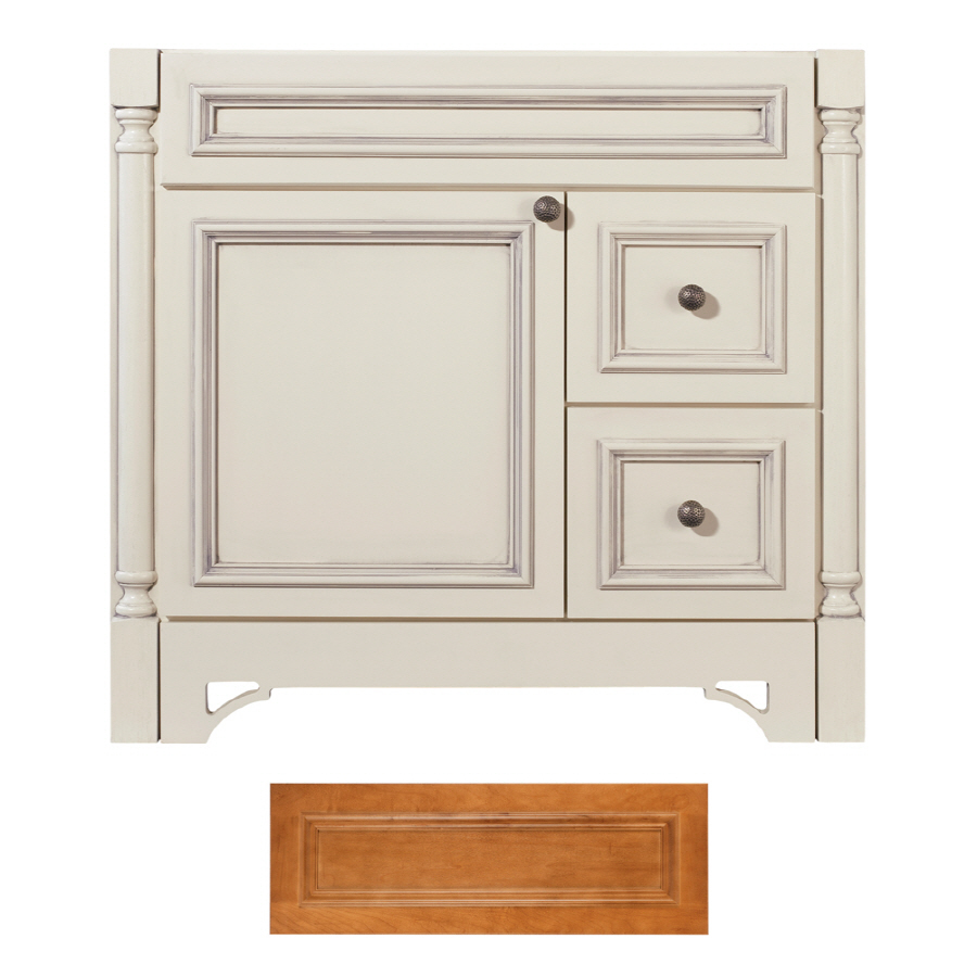 Architectural Bath Savannah 36 in x 21 in Cinnamon Traditional Bathroom Vanity