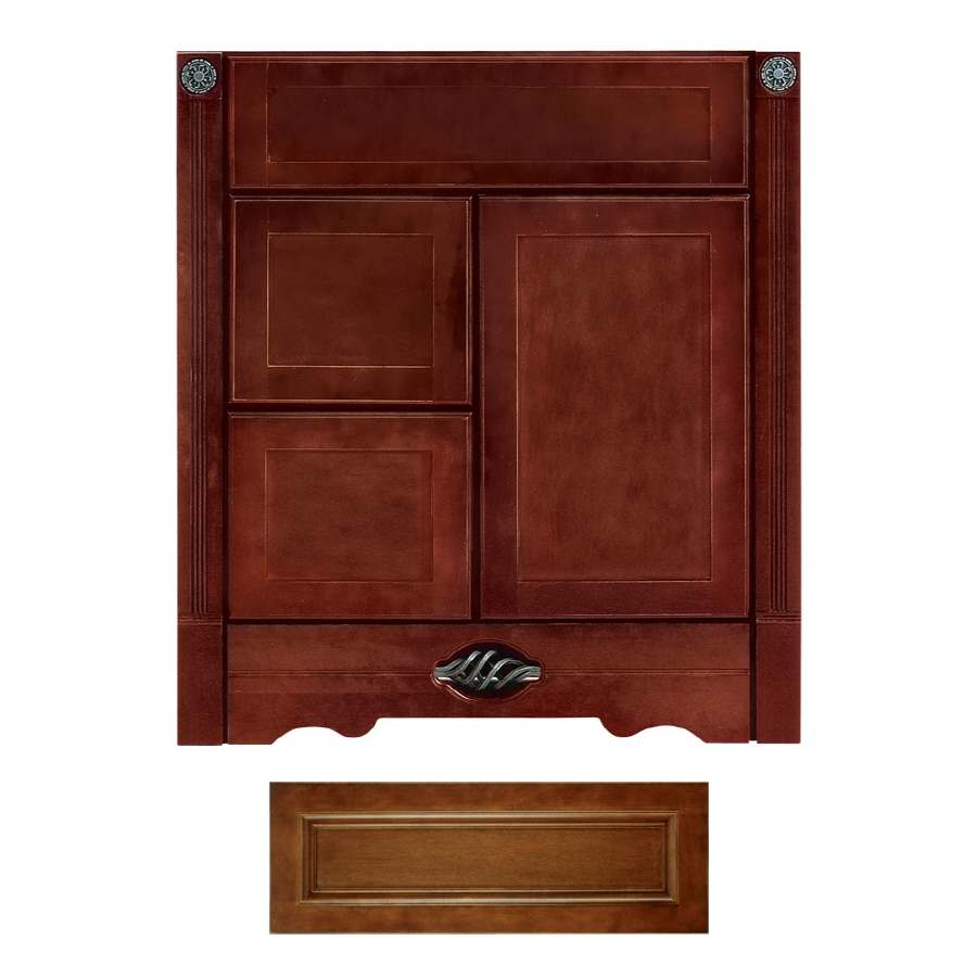 Architectural Bath Remington 36 in x 21 in Cognac Transitional Bathroom Vanity