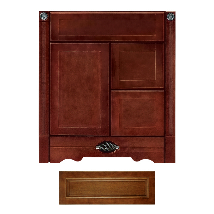 Architectural Bath Remington 36 in x 21 in Cognac Transitional Bathroom Vanity