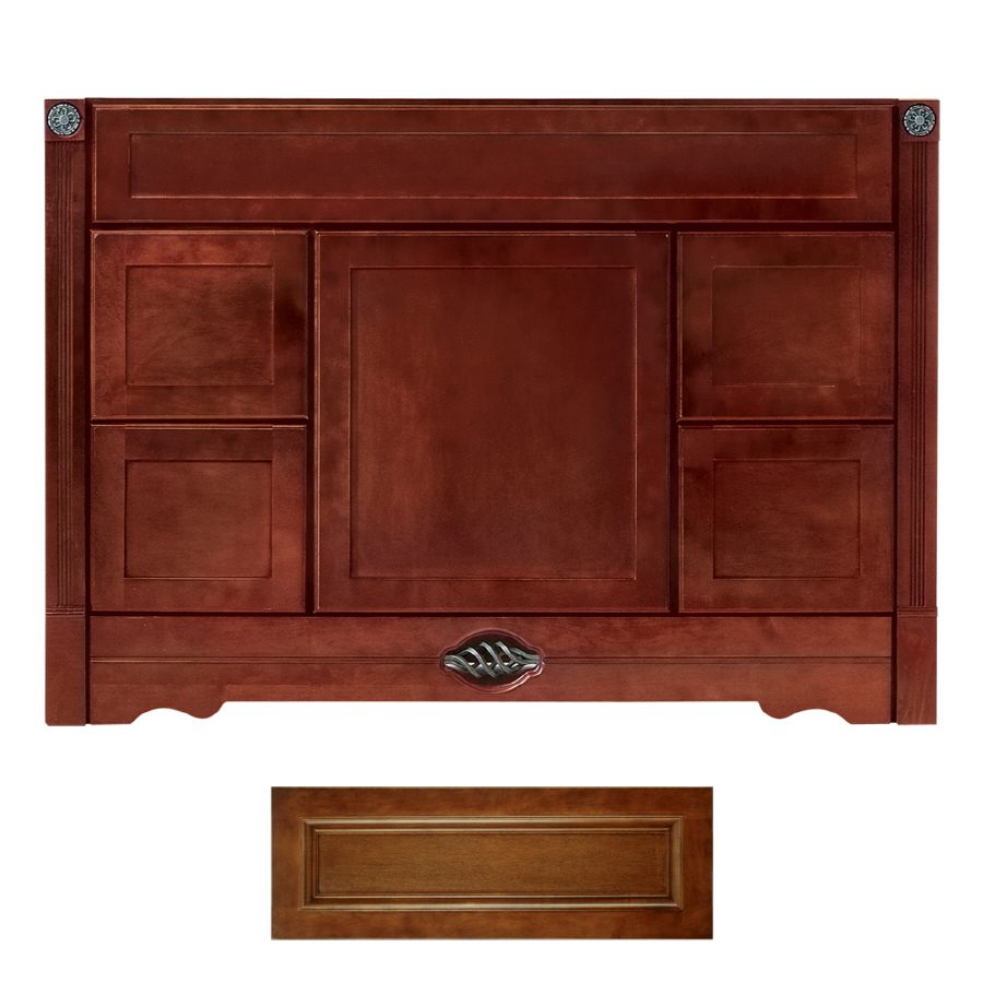 Architectural Bath Remington 48 in x 21 in Cognac Transitional Bathroom Vanity