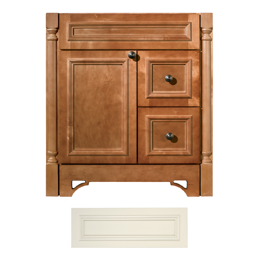 Architectural Bath Savannah 30 in x 21 in Vanilla Traditional Bathroom Vanity