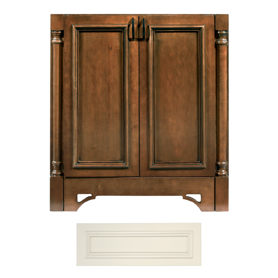 Architectural Bath Savannah 36 in x 21 in Vanilla Traditional Bathroom Vanity