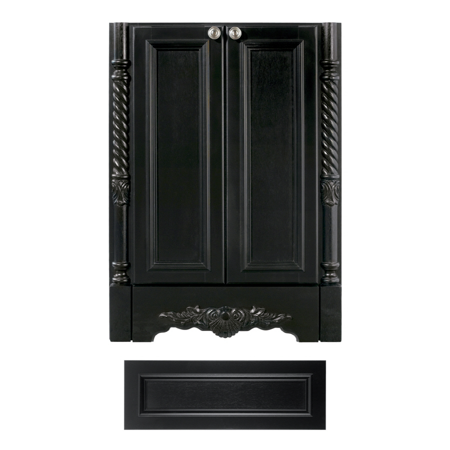 Architectural Bath Versailles Black Traditional Bathroom Vanity (Common 36 in x 21 in; Actual 36 in x 21 in)