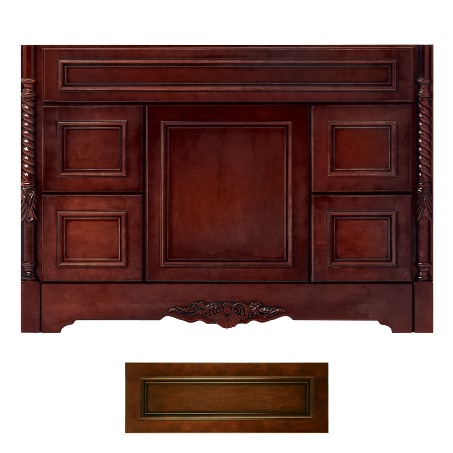 Architectural Bath Versailles 48 in x 21 in Cognac Traditional Bathroom Vanity