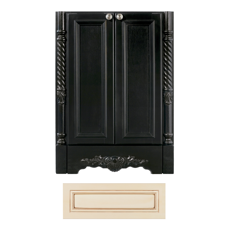 Architectural Bath Versailles 24 in x 21 in Vanilla Traditional Bathroom Vanity