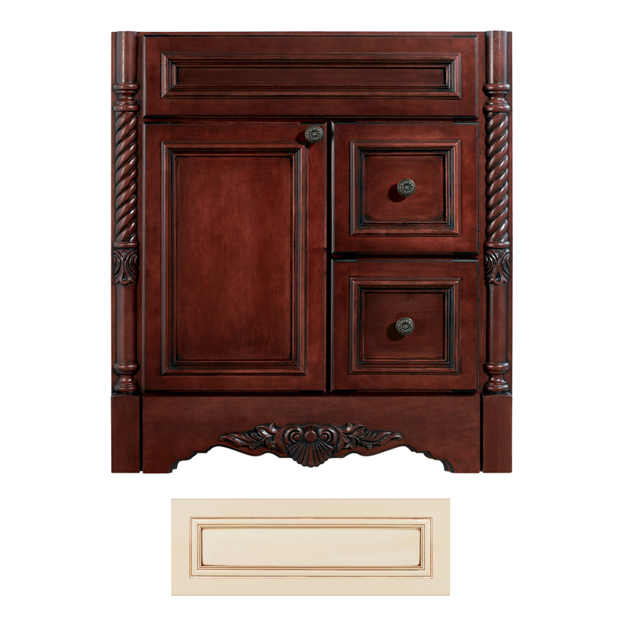 Architectural Bath Versailles 36 in x 21 in Vanilla Traditional Bathroom Vanity